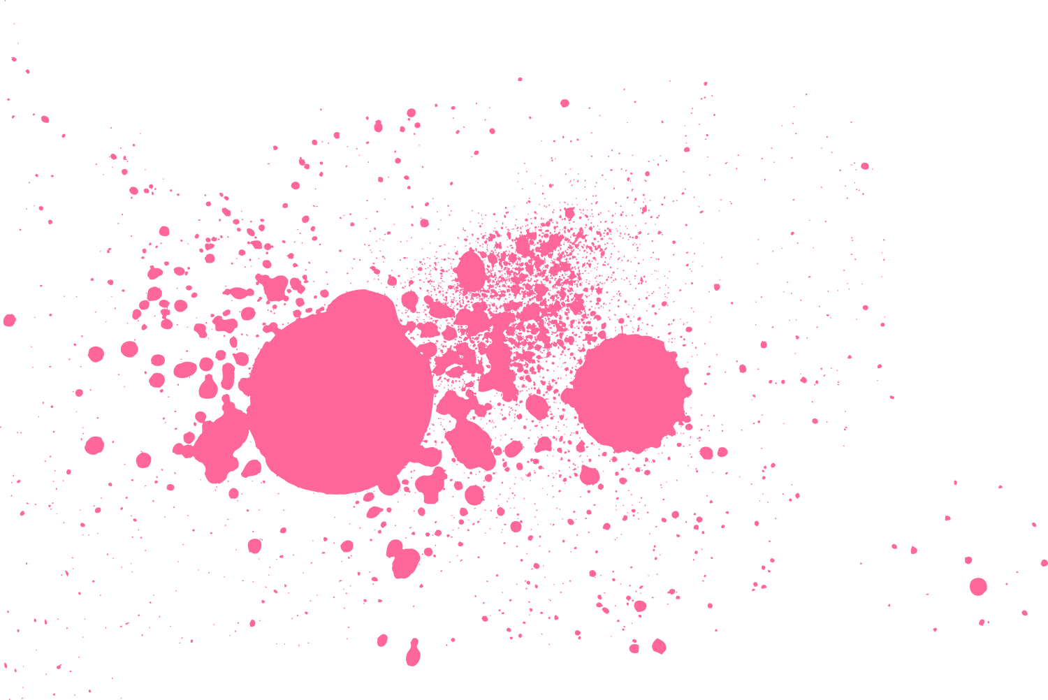 Pink Paint Splatter